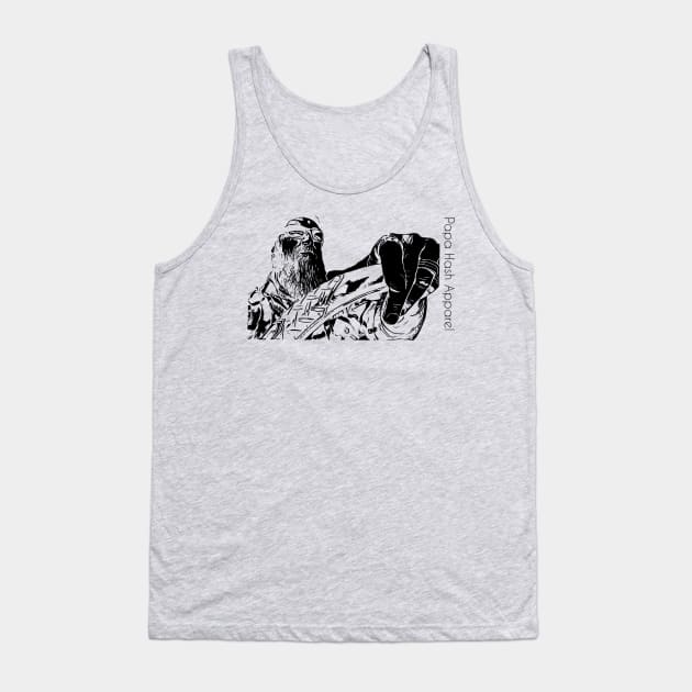 Papa Hash Apparel: Driving Along opposite Tank Top by Papa Hash's House of Art